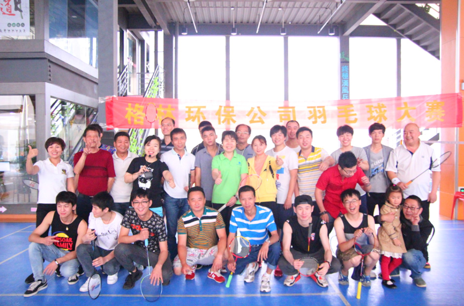Green Badminton Match