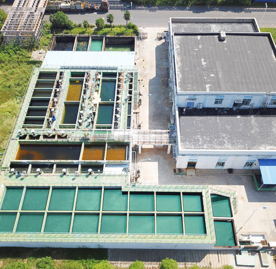 Wastewater treatment station of Wuhan Gaoke Surface Treatment Industrial Park