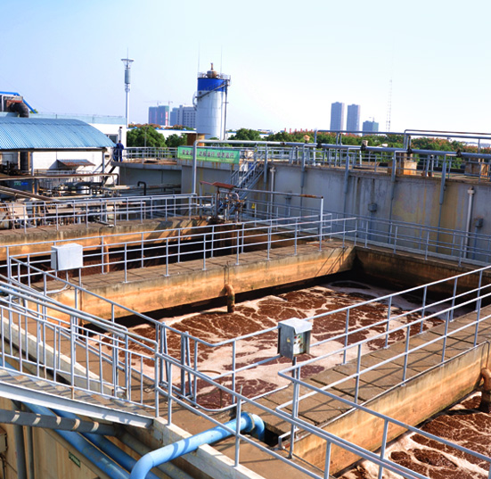 Wastewater treatment station of Hubei Xinye Tobacco Sheet Development Co., Ltd.